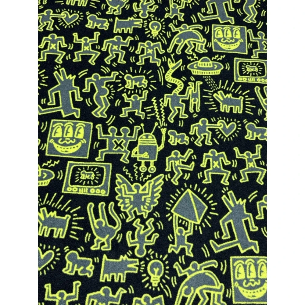 Keith Haring Throw Blanket Uniqlo MOMA SPRZ‎ NY Reversible Faux Fur